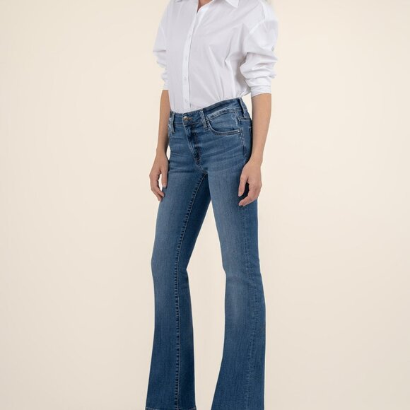 Kut from the Kloth Natalie Mid Rise Bootcut Size 1010 / Studious W/Med Base Wash - Picture 2 of 3